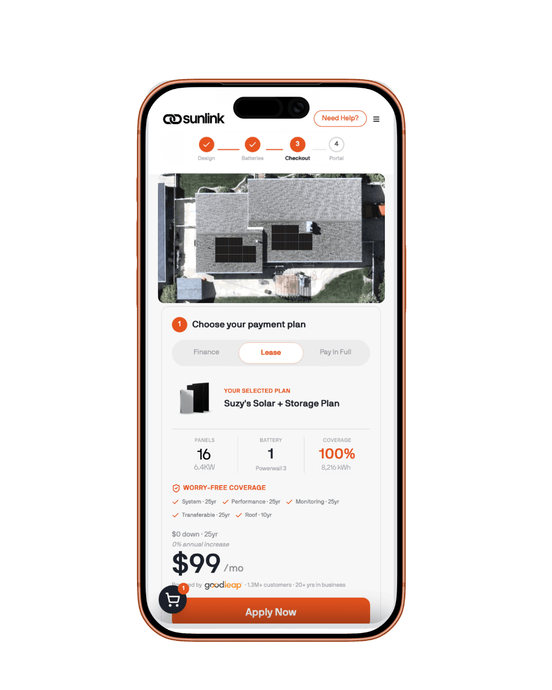SunLink solar design and quote platform