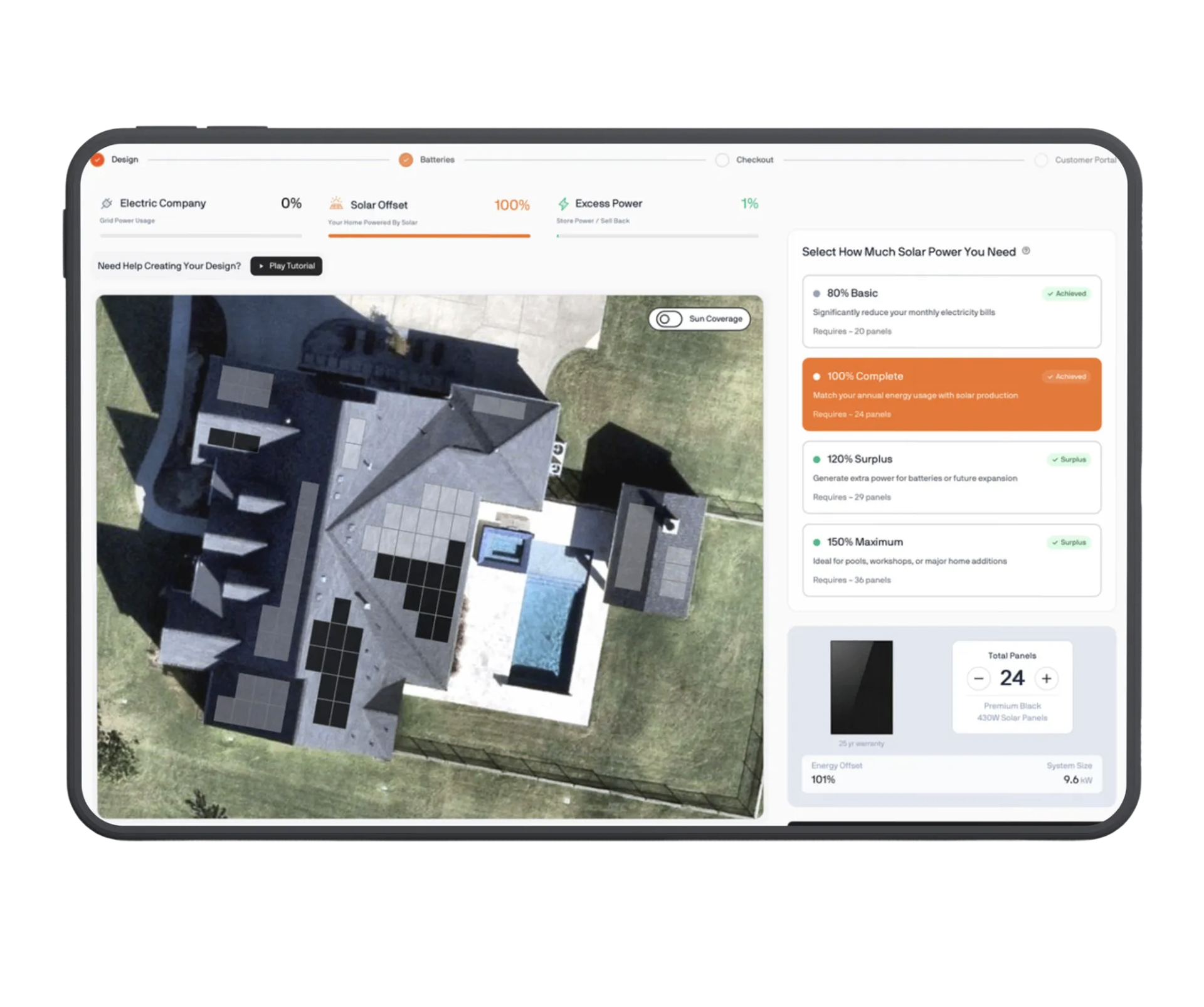 Sunlink design tool